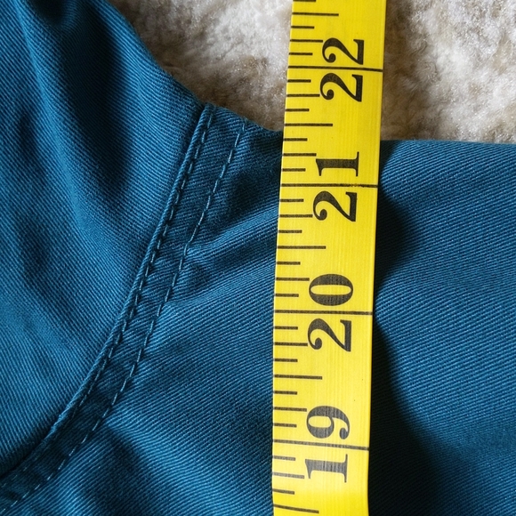 American Sweetheart Button Up Jacket L Teal - Picture 11 of 12